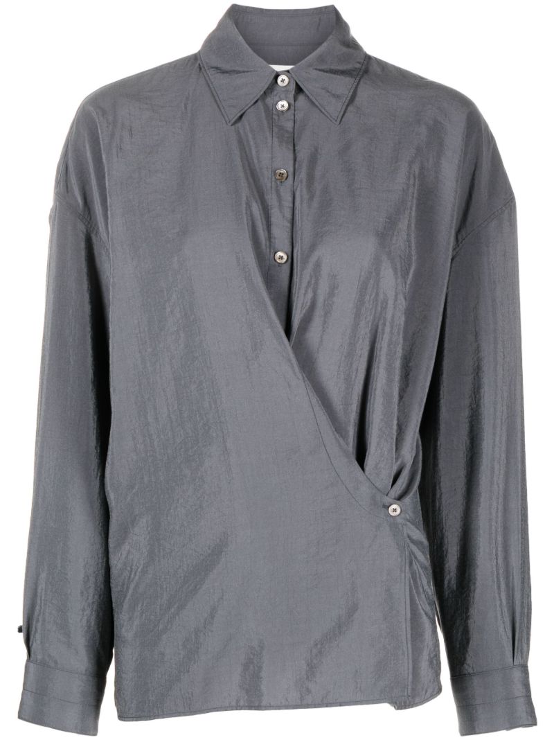 Grey Twisted Shirt