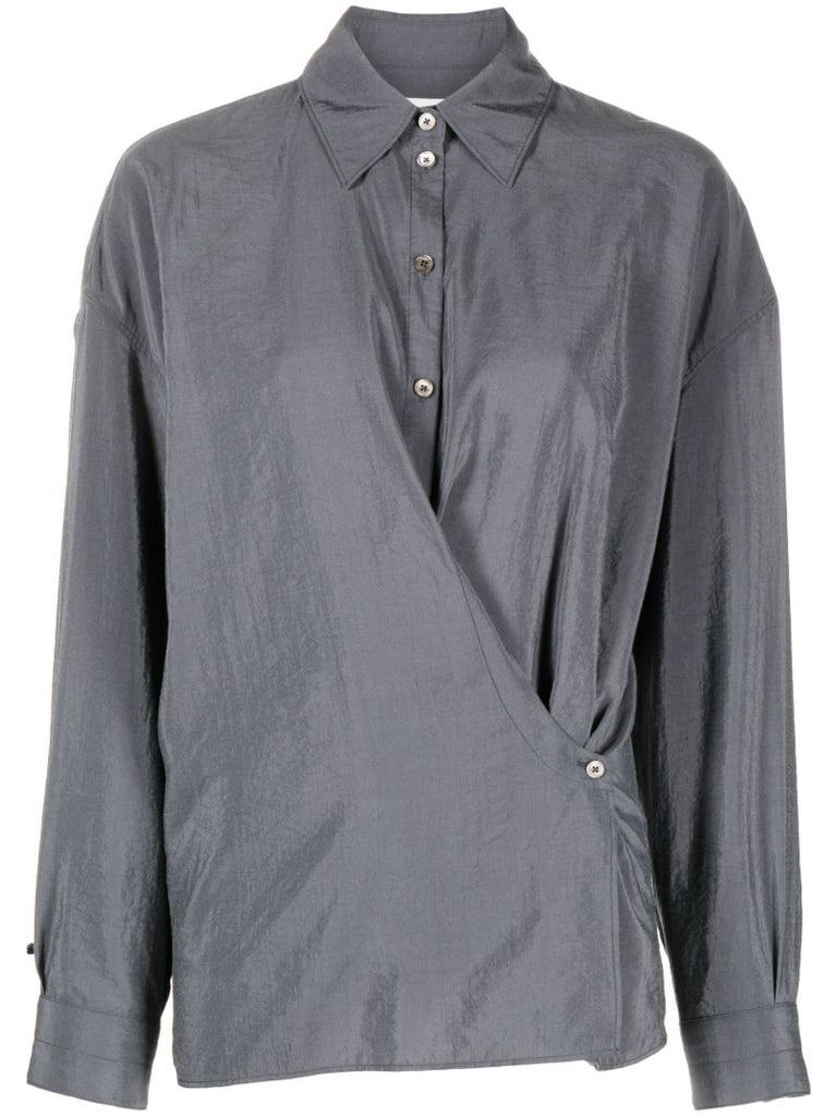 Grey Twisted Shirt