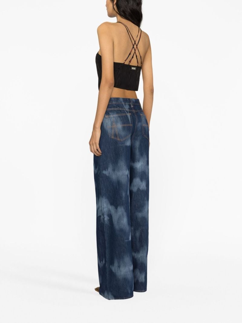 Black Clover Crystal-embellished Top