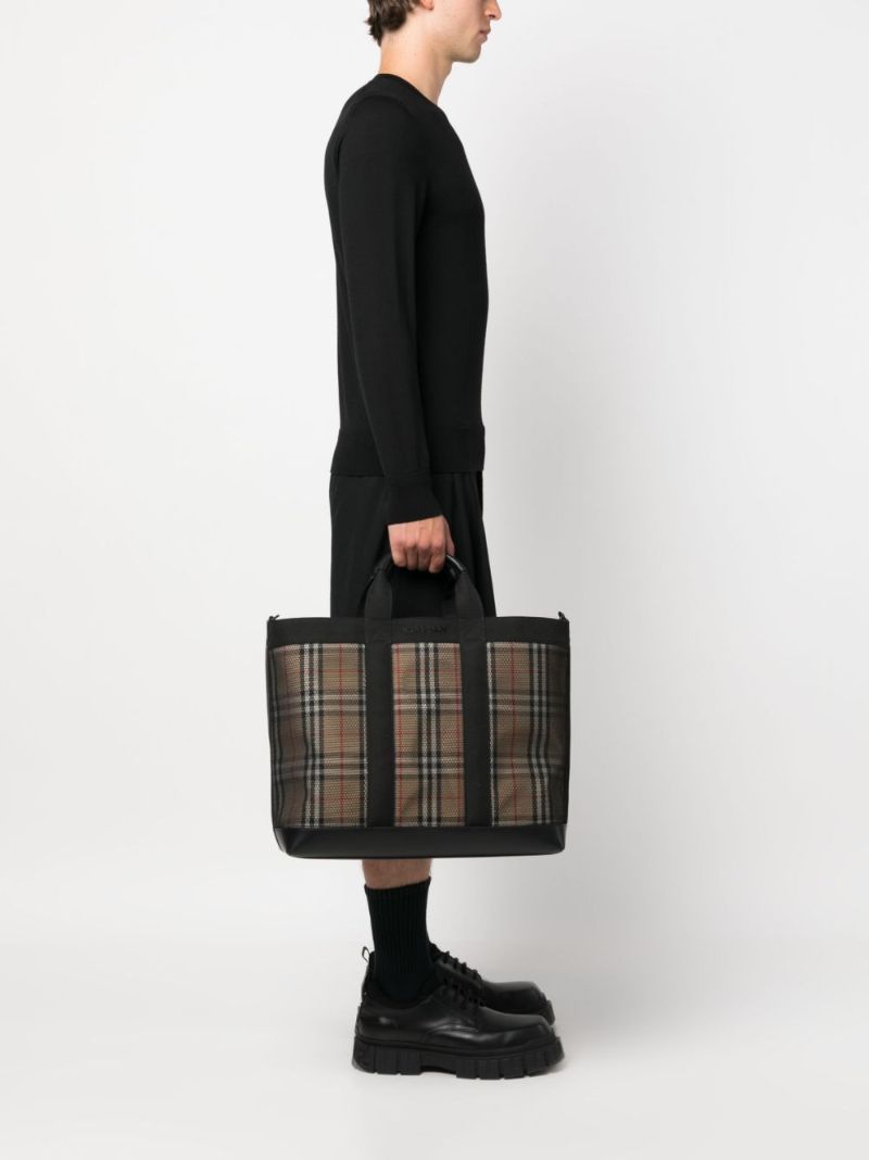 Black Ormond Mesh Tote Bag