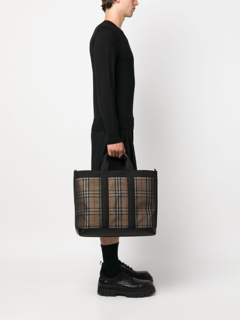 Black Ormond Mesh Tote Bag