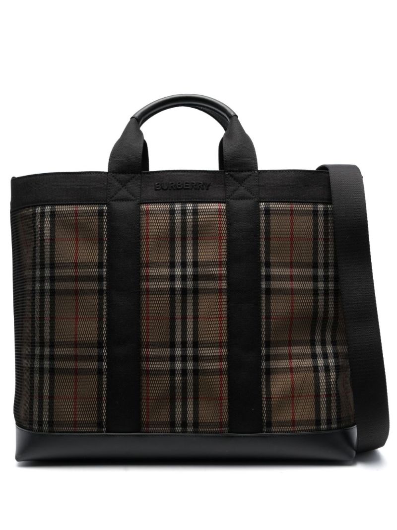 Black Ormond Mesh Tote Bag