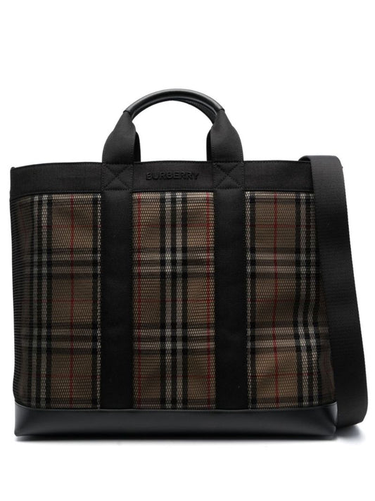 Black Ormond Mesh Tote Bag