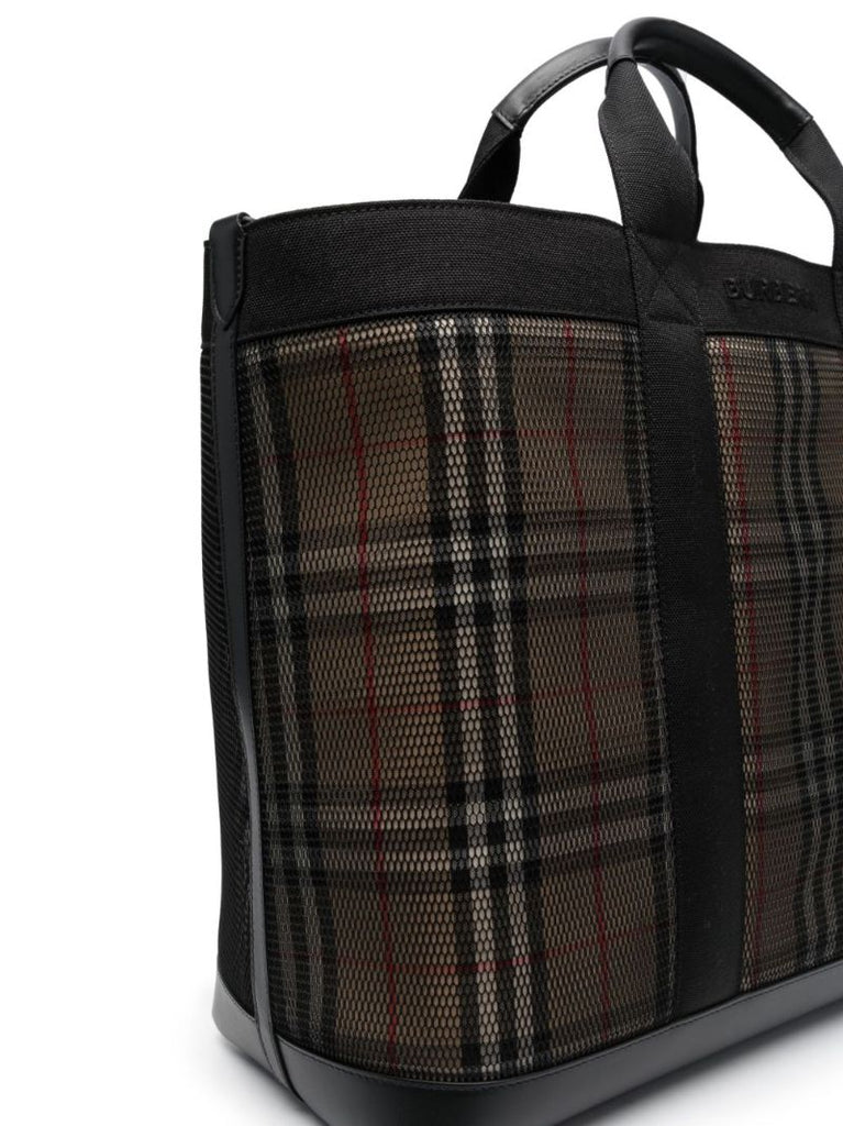 Black Ormond Mesh Tote Bag