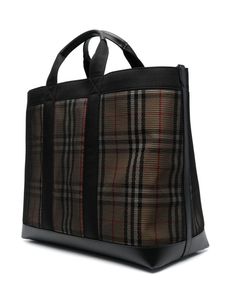 Black Ormond Mesh Tote Bag