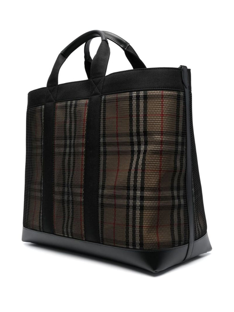 Black Ormond Mesh Tote Bag
