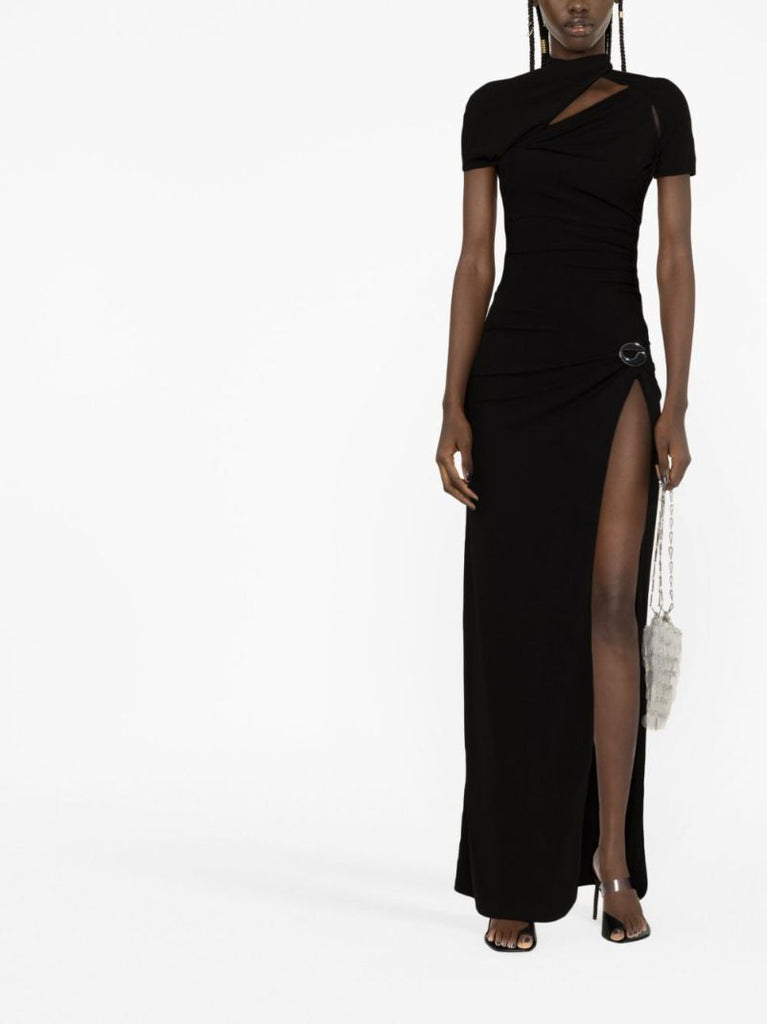 Black Cut-out Maxi Dress