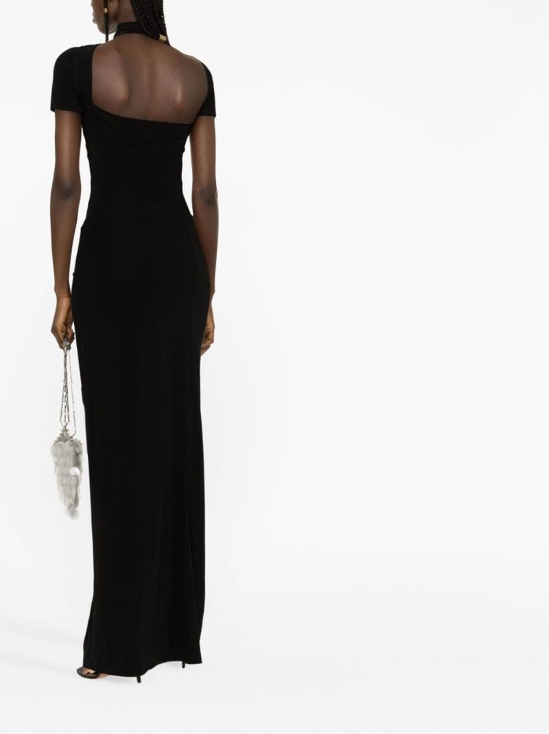 Black Cut-out Maxi Dress