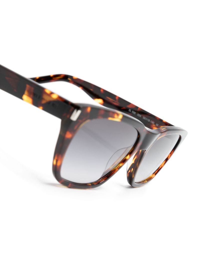 Brown Tortoiseshell Rectangle Sunglasses