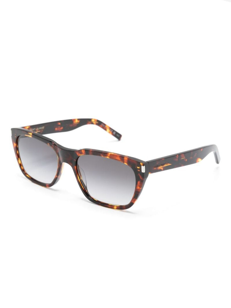 Brown Tortoiseshell Rectangle Sunglasses