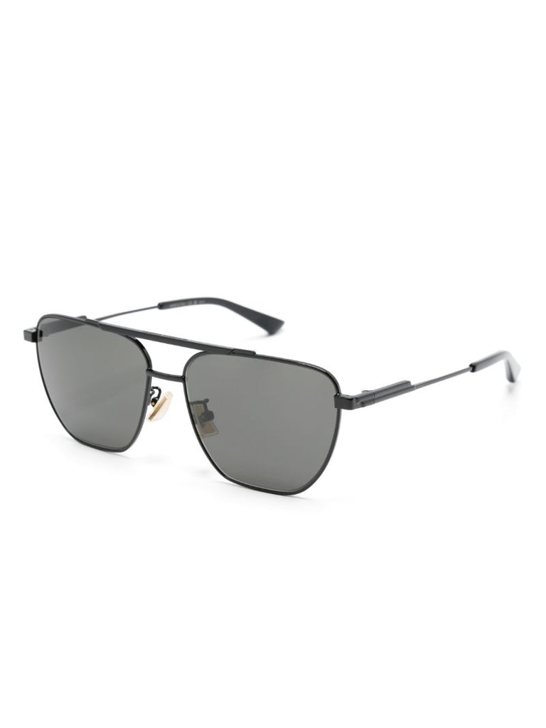 Black 1236s Geo Pilot Sunglasses