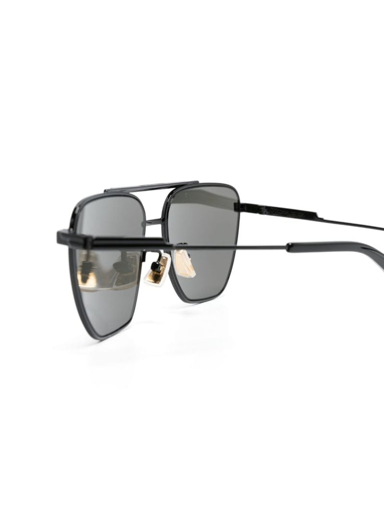 Black 1236s Geo Pilot Sunglasses