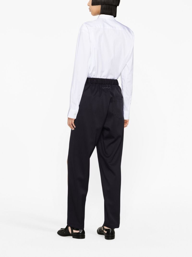 Blue Drawstring Track Pants