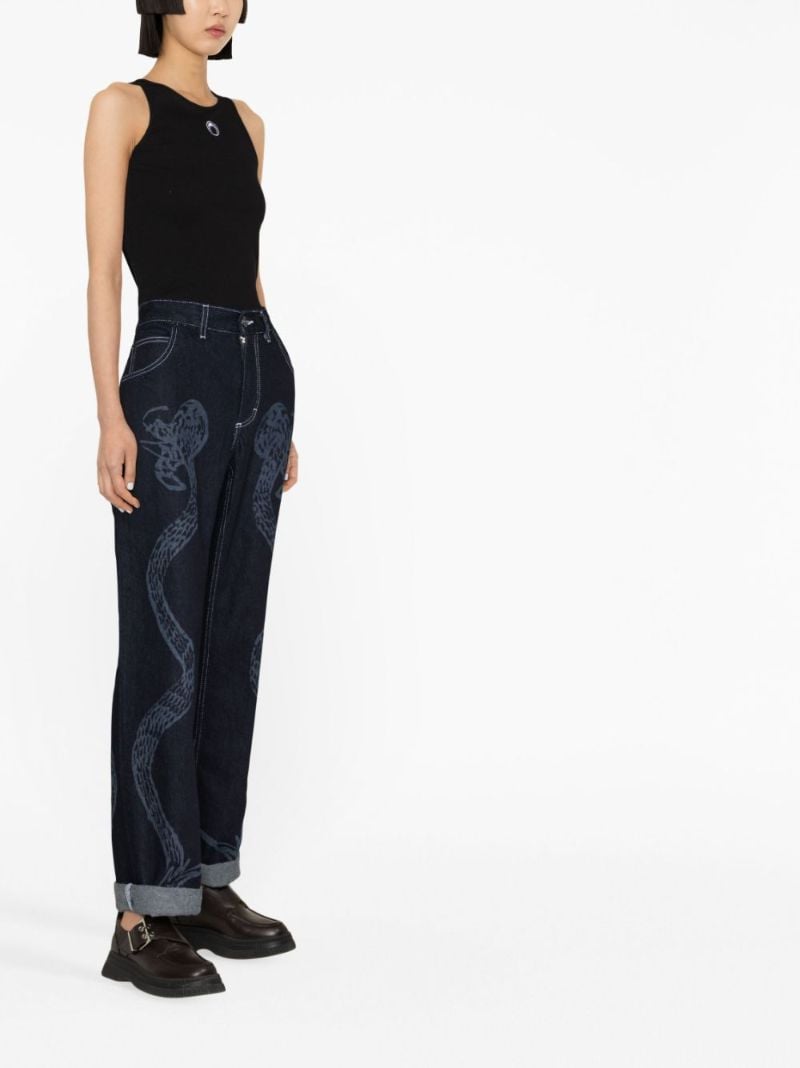 Blue Art Denim Jeans