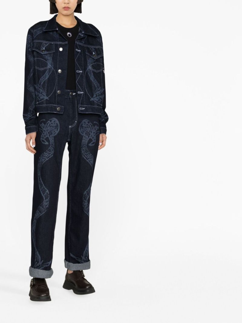 Blue Art Denim Jeans