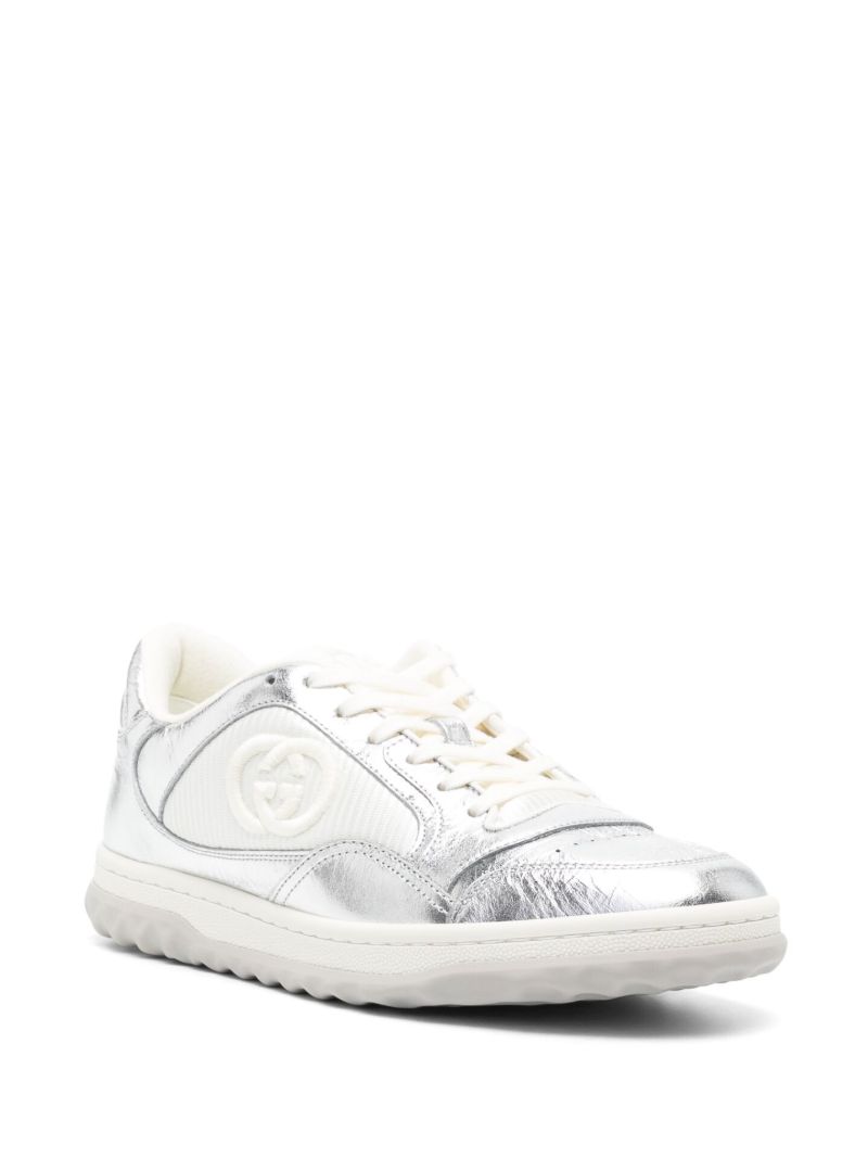 Silver-tone Mac80 Low-top Sneakers