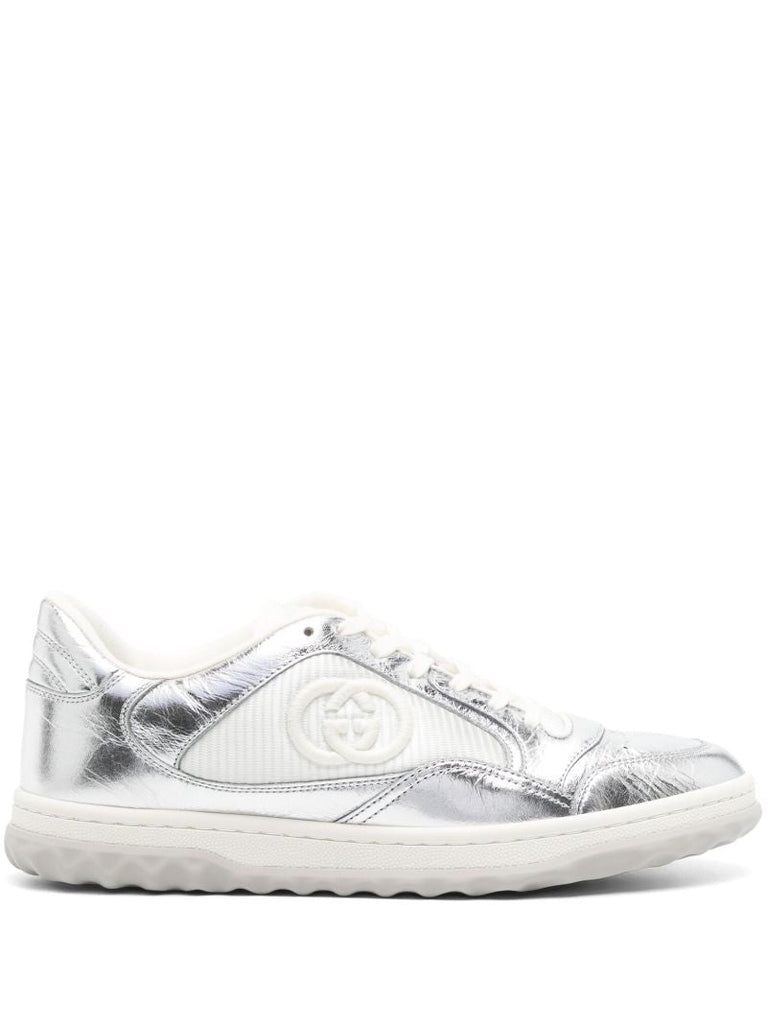 Silver-tone Mac80 Low-top Sneakers
