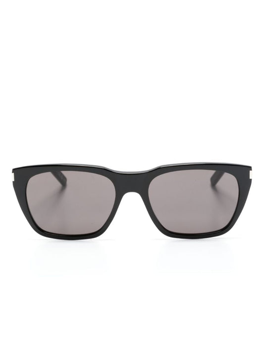 Black Sl 598 Rectangle Sunglasses
