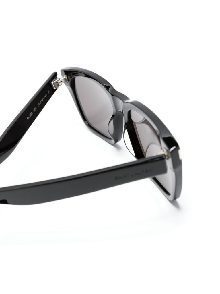 Black Sl 598 Rectangle Sunglasses