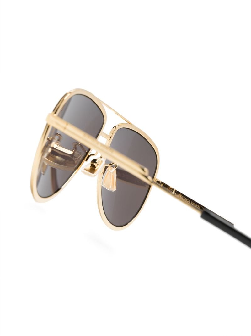 Gold-tone Pilot-frame Sunglasses