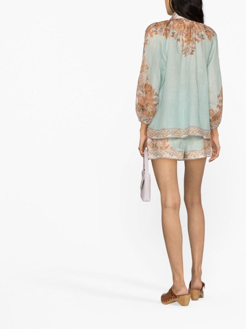 Green Devi Billow Cotton Shirt