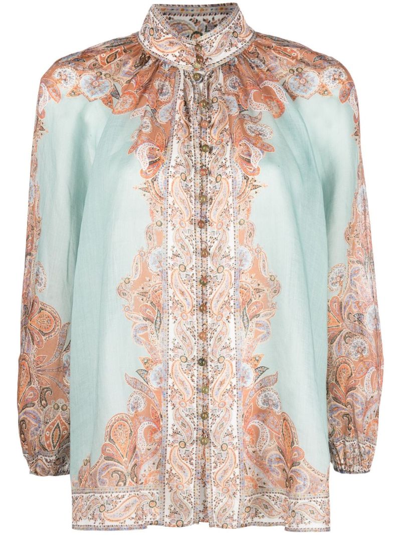 Green Devi Billow Cotton Shirt