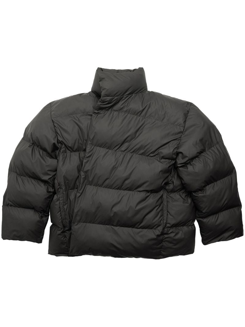 Black Logo-print Padded Jacket