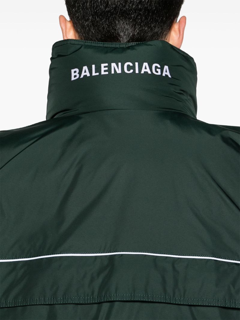 Green Logo-print Puffer Vest