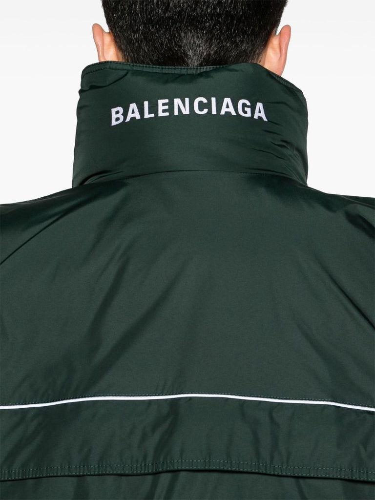 Green Logo-print Puffer Vest