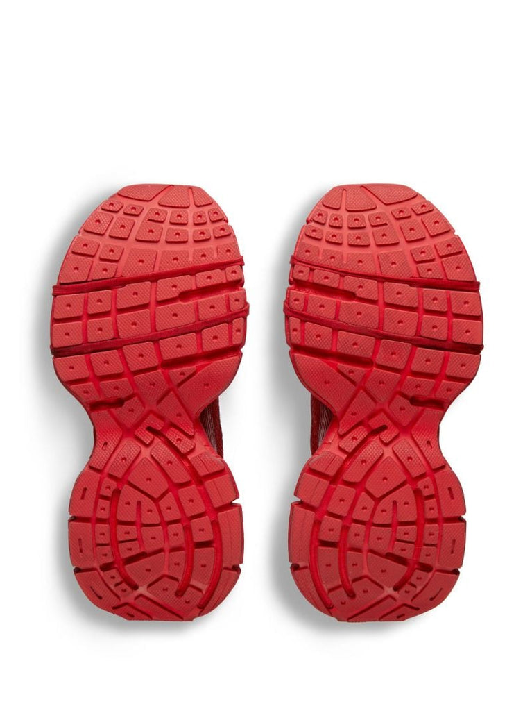 Red 3xl Panelled Sneakers