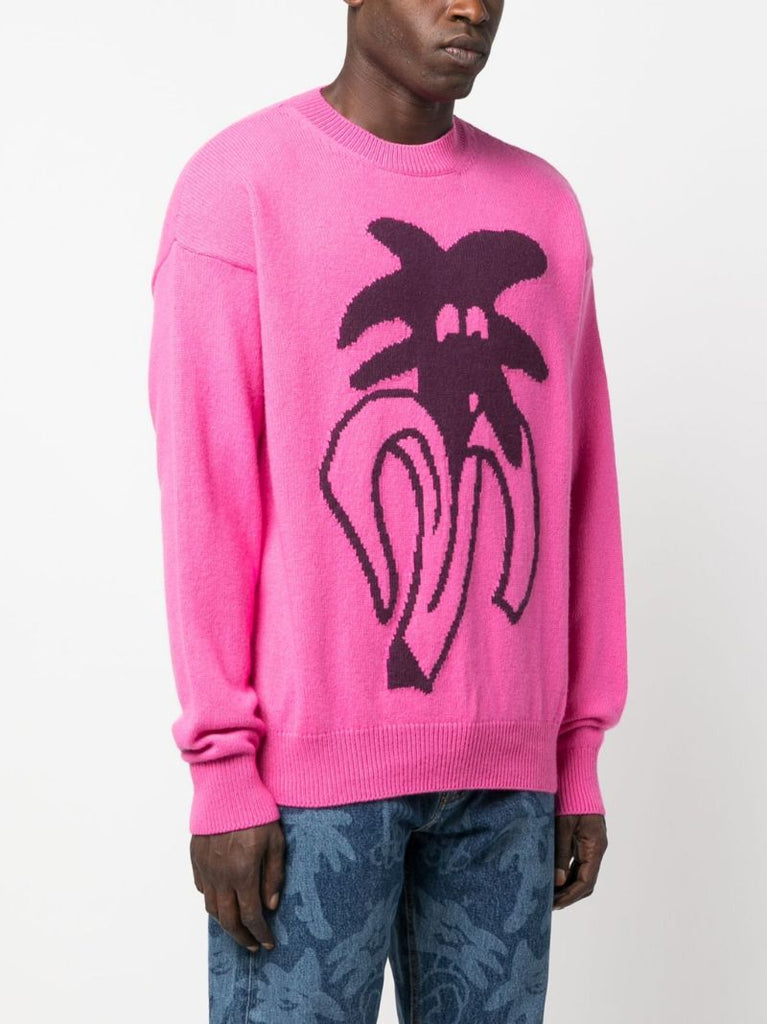 Pink Jimmy Intarsia Sweater