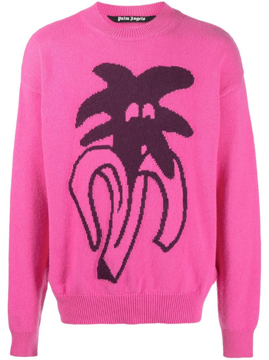 Pink Jimmy Intarsia Sweater