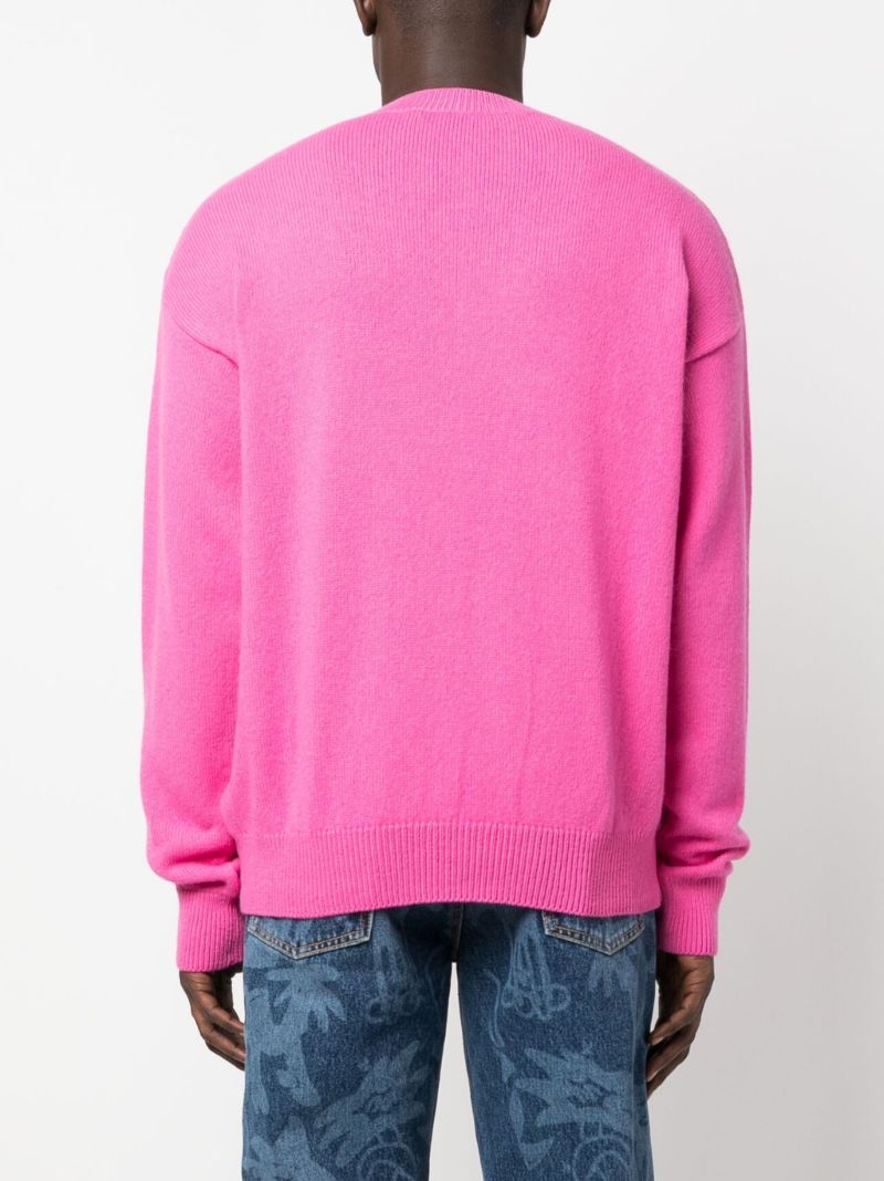 Pink Jimmy Intarsia Sweater