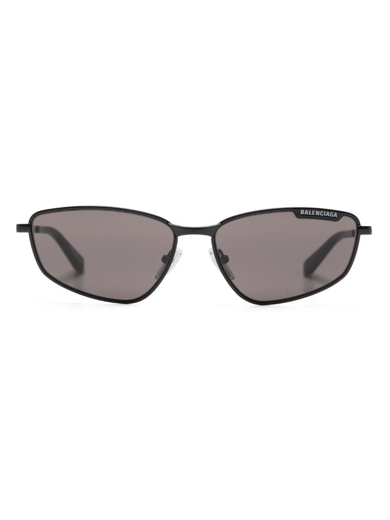Black Oval-frame Sunglasses