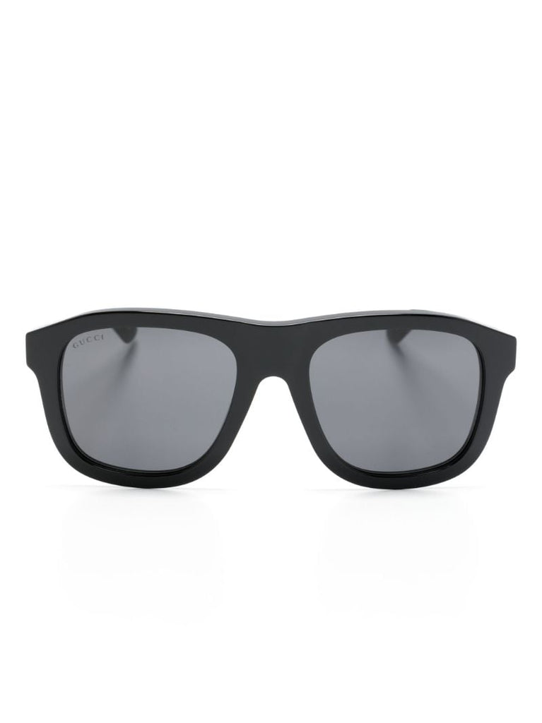 Black Gg1316s Pilot Sunglasses