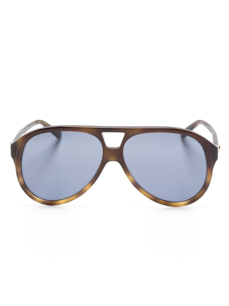 Brown Gg1286s Pilot Sunglasses