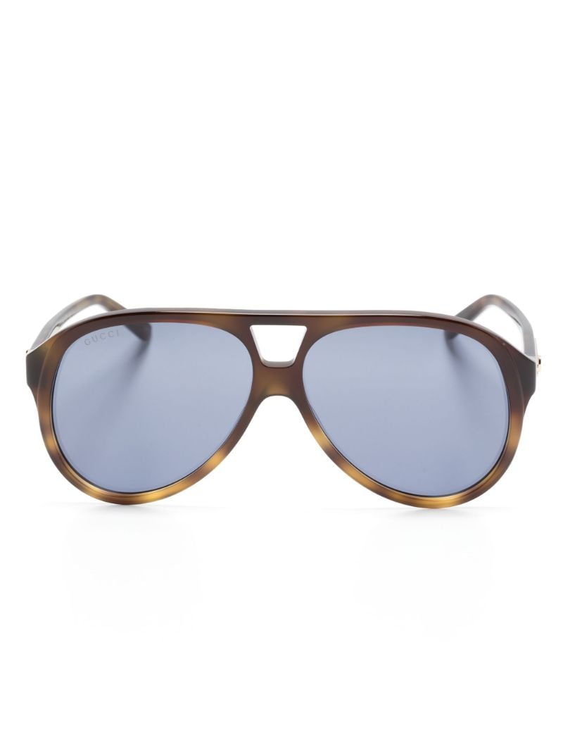 Brown Gg1286s Pilot Sunglasses