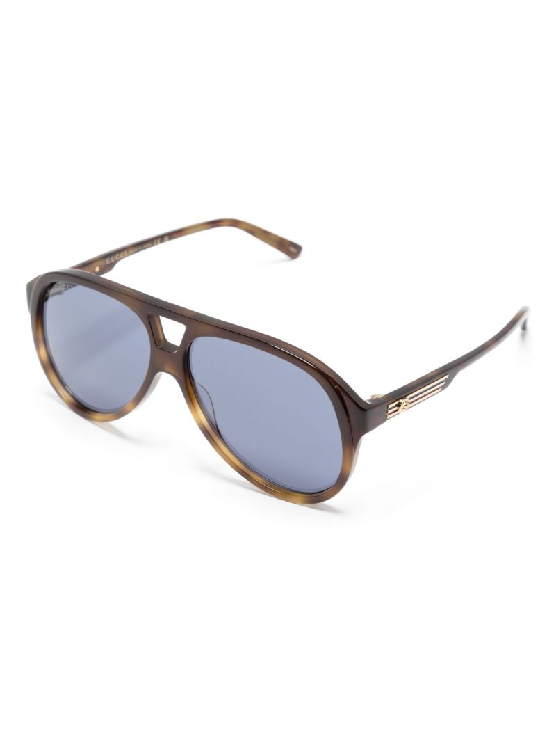 Brown Gg1286s Pilot Sunglasses
