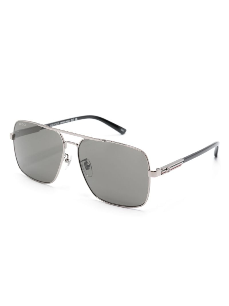 Grey Gg1289s Pilot Sunglasses