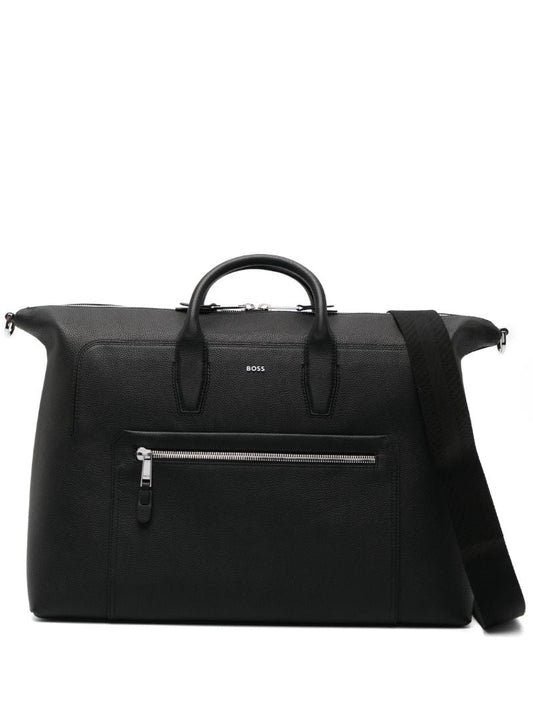 Black Highway Leather Holdall
