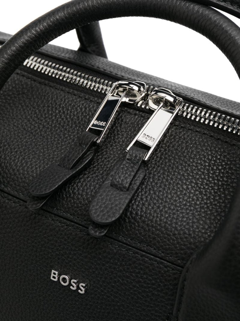Black Highway Leather Holdall