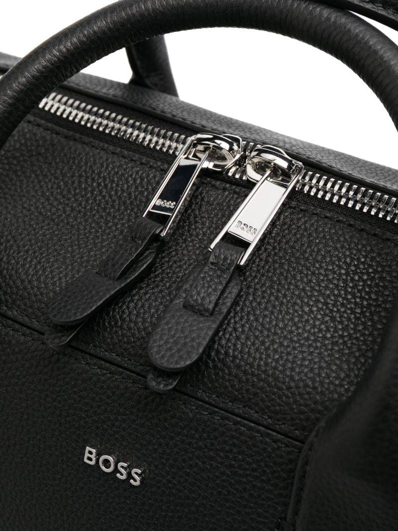 Black Highway Leather Holdall