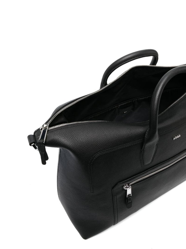 Black Highway Leather Holdall