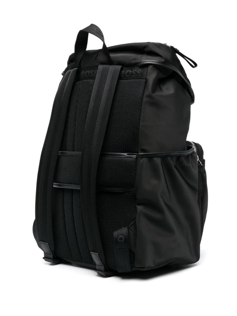 Black Lennon Double-pocket Backpack