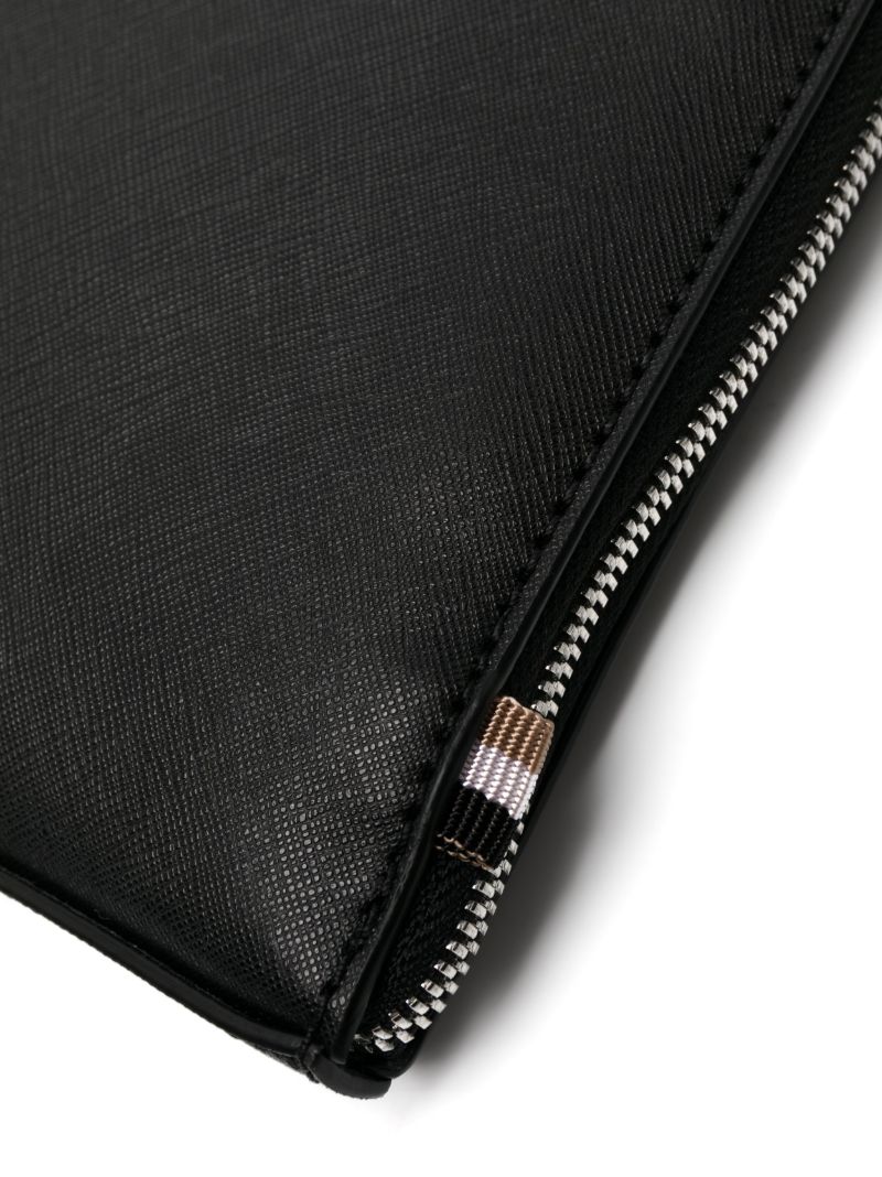 Black Zair Leather Briefcase