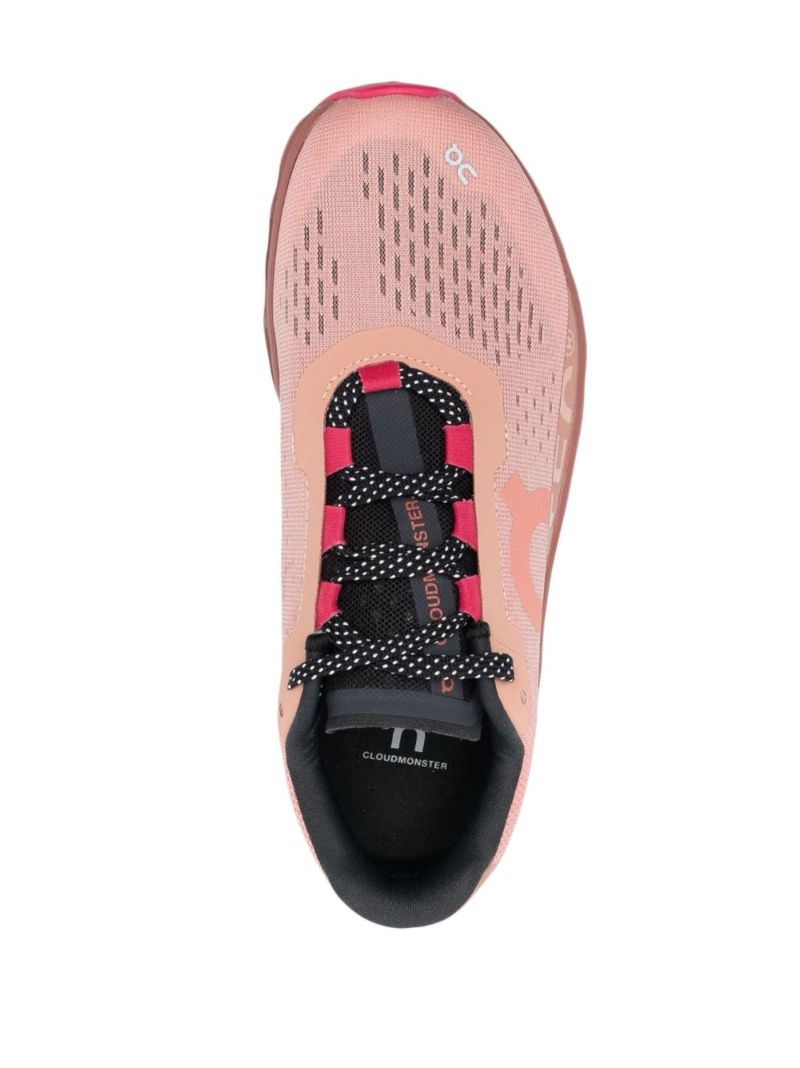 Pink Cloudmonster Lace-up Sneakers