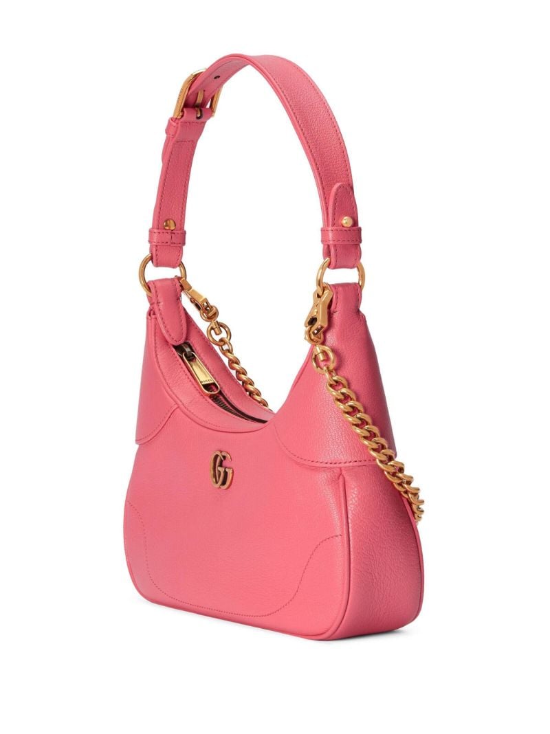 Pink Aphrodite Small Leather Shoulder Bag