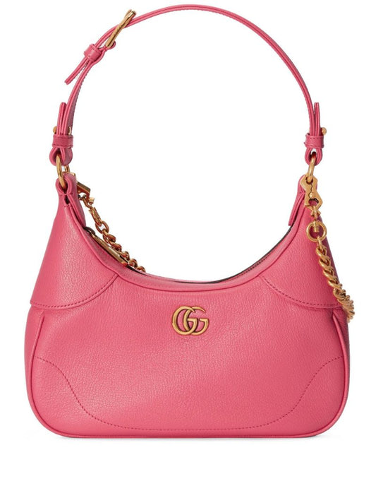 Pink Aphrodite Small Leather Shoulder Bag