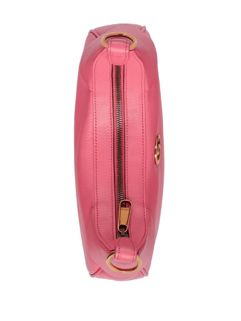 Pink Aphrodite Small Leather Shoulder Bag