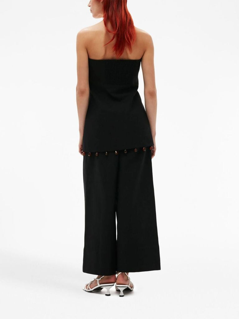 Black Wide Leg Trousers